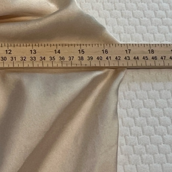 LULUS CAMISOLE BODYSUIT DRAPED NECK CREAM SZ MED ADJ STRAPS CROTCH SNAPS - Picture 5 of 7